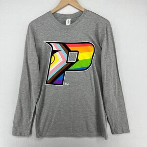 PACE UNIVERSITY Shirt S LBTHQA+ PRIDE The Loft Coca Cola Pleasantville NY Gray